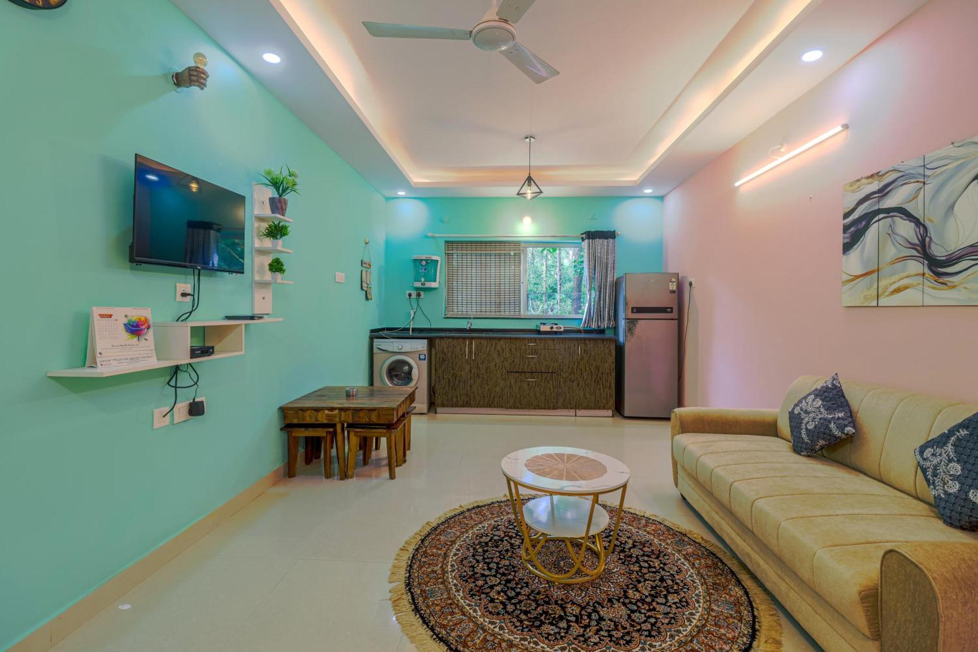 4Bhk Sparkling Apartment Near Beach Pool & Bar 2Bhkx2 วากาตอร์ ห้อง รูปภาพ